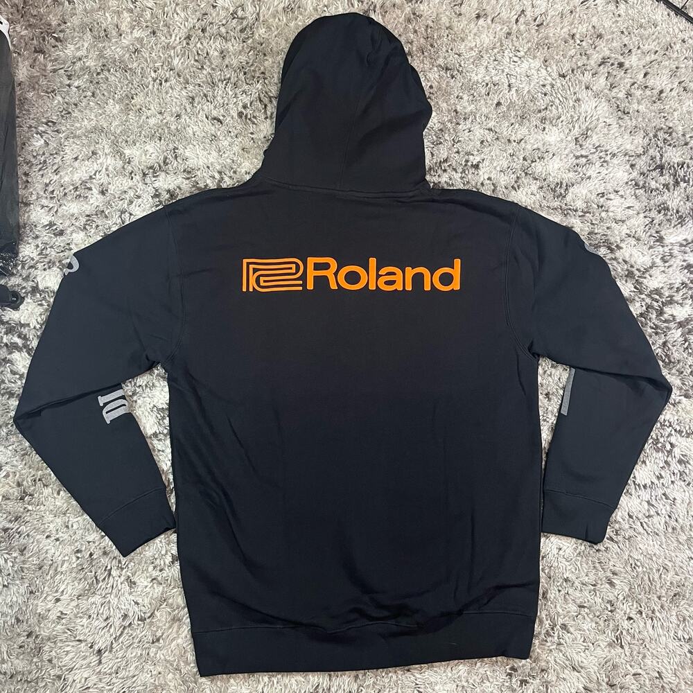 Pleasures X Unkle Mo Wax Roland Black Hoodie Men’s Sz M